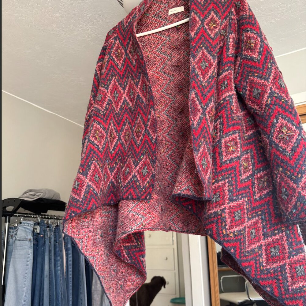 Anthropologie Sleeping on Snow Cardigan • Small